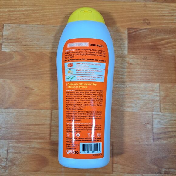 Yes To Carrots Nourishing Carrot Oil Conditioner 11.5fl oz Scalp Relief - Picture 2 of 2